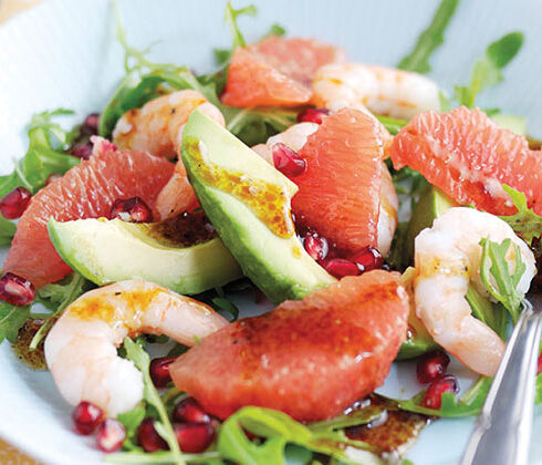 Avocado grapefruit salad