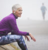 woman jogging