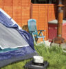 Camping in the garden