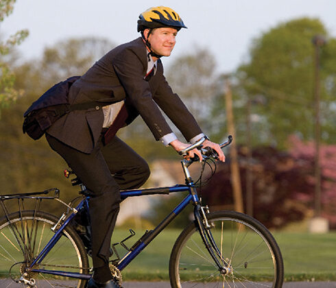 biking to work