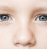 Closeup Beautiful Boy Eyes