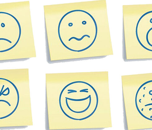 faces on stickies