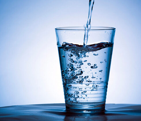 glass of water