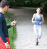 personal trainer running