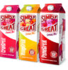 Simply Great fruit juice Range