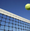Tennis Ball Over Net
